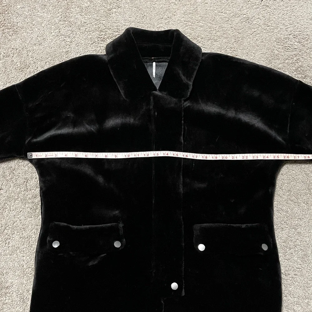 Free People Lindsay Faux Fur Oversize Short Coat